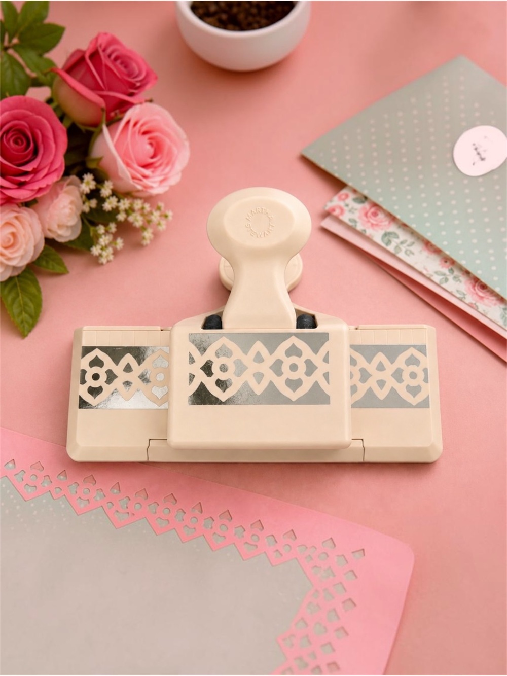 Martha Stewart Crafts Forget Me Knot Trim Double Edge Punch Scrapbooking